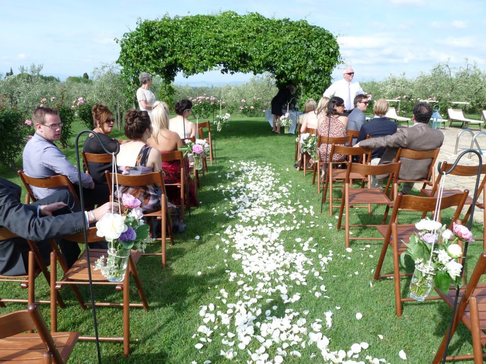 Toskana Villa Hochzeit Traubogen, Heiraten in der Toskana